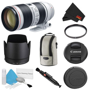 Canon EF 70-200mm f/2.8L is III USM Lens Bundle w/UV Filter International Model