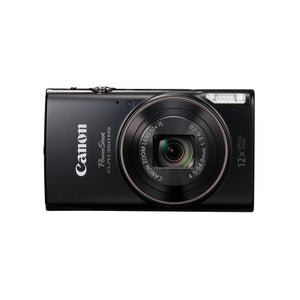 Canon PowerShot ELPH 360 Digital Camera w/ 12x Optical Zoom and Image Stabilization - Wi-Fi & NFC Enabled Black - Reconditioned Canon