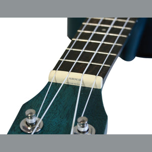 Kala Brand Music Co. Blue Exotic Mahogany, 4-String Ukulele, Right-Handed, Concert KA-CEMB Kala