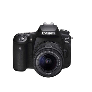 Canon EOS 90D 32.5MP Digital SLR Camera - Black Kit with 18-55mm f/3.5-5.6 IS - Refurbished - Like New Canon
