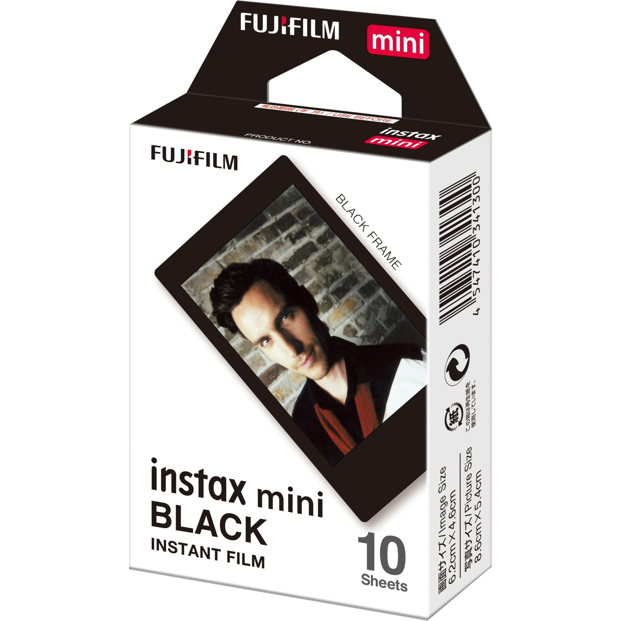 FUJIFILM Instax Mini Black Film - 10 Exposures instax