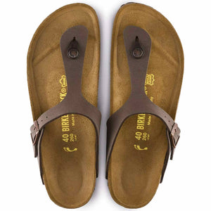 Birkenstock 43731 Gizeh Women's Style Sandal, Mocca Nubuk, 8