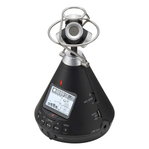 Zoom H3-VR 360° Audio Recorder, Records Ambisonics, Binaural, and Stereo, Battery Powered, Records to SD Card, Wireless Control, for VR & Surround Sound Video, Music, and Streaming