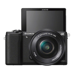 Sony a5100 16-50mm Mirrorless Digital Camera with 3-Inch Flip Up LCD Black - Reconditioned Sony