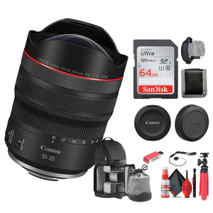 Canon RF 10-20mm f/4 L IS STM Lens, Ultra-Wide-Angle Lens, Bundle Canon