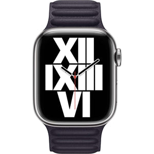 Apple Watch Band - Leather Link 41mm - Ink - S/M Apple