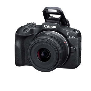 Canon EOS R100 RF-S18-45mm F4.5-6.3 is STM & RF-S55-210mm F5-7.1 is STM Lens Kit, Mirrorless Camera, RF Mount, 24.1 MP, Continuous Shooting, Full HD Video, 4K, Lightweight, Wi-Fi, Content Creation Canon