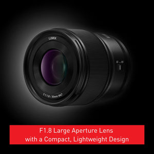Panasonic LUMIX S Series Camera Lens, 35mm F1.8 L-Mount Interchangeable Lens S-S35 - Reconditioned Panasonic