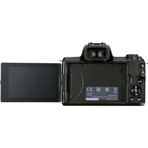 Canon EOS M50 Mark II + EF-M 15-45mm is STM Kit Black - Used Canon