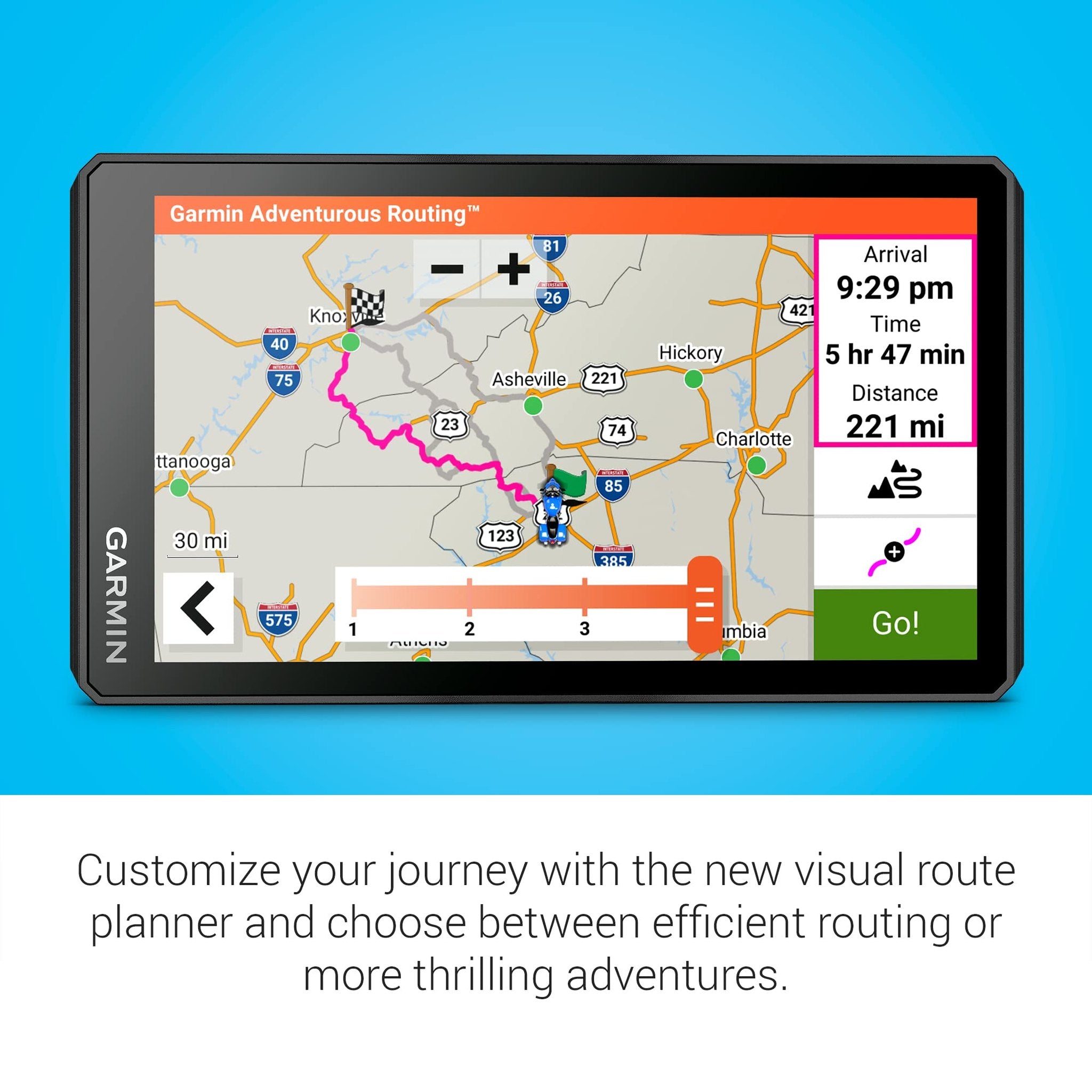 Garmin zūmo® XT2 All-Terrain Motorcycle Navigator, Ultrabright 6" Sunlight Readable Display, Visual Route Planner, and Ride Summaries Garmin