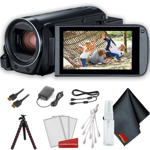 Canon VIXIA HF R800 Camcorder Black Basic Accessory Bundle Canon