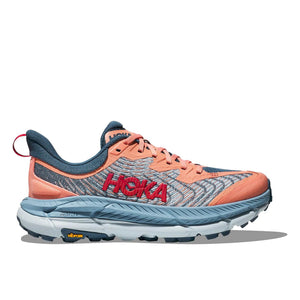 Hoka Mafate Speed 4 Trail Running Shoes Women Turquoise, Papaya Royal Teal, 10.5 AU - Used