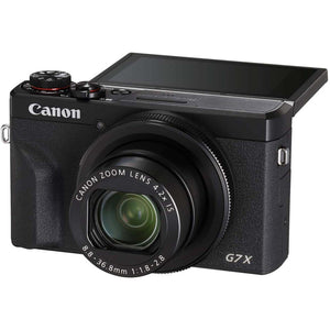 Canon PowerShot Digital Camera G7 X Mark III with Wi-Fi & NFC, LCD Screen and 4K Video - Black - Reconditioned Canon
