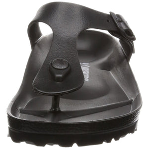 Birkenstock Essentials Unisex Gizeh EVA Sandals, 39 R EU, Black, 8-8.5 Women/6-6.5 Men Birkenstock