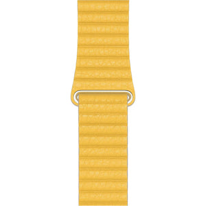 Apple Watch Leather Loop 44mm - Meyer Lemon - Medium Apple
