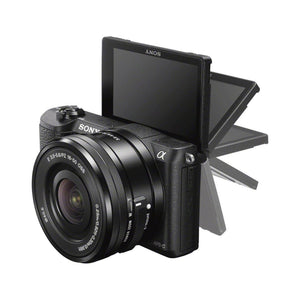 Sony a5100 16-50mm Mirrorless Digital Camera with 3-Inch Flip Up LCD Black - Reconditioned Sony