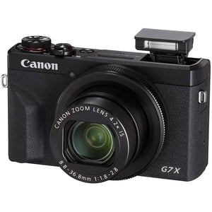 Canon PowerShot Digital Camera G7 X Mark III with Wi-Fi & NFC, LCD Screen and 4K Video - Black - Reconditioned Canon