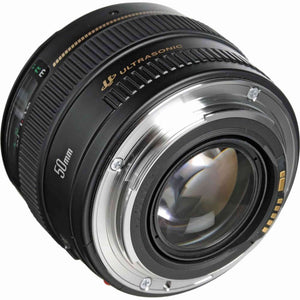 Canon EF 50mm f/1.4 USM Lens 2515A003 + Filter Kit + Lens Pouch + More - Reconditioned Canon