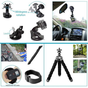 GoPro - HERO7 Silver 4K Waterproof Action Camera - With 50 Piece Accessory Kit - Used GoPro