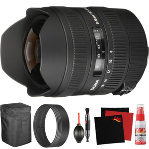 Sigma 8-16mm f/4.5-5.6 DC HSM Lens for Canon EF 203101 and Cleaning Accessories Bundle Sigma