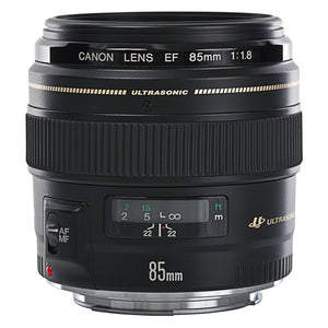 Canon EF 85mm f/1.8 USM Medium Telephoto Lens for Canon SLR Cameras - Fixed - Used Canon