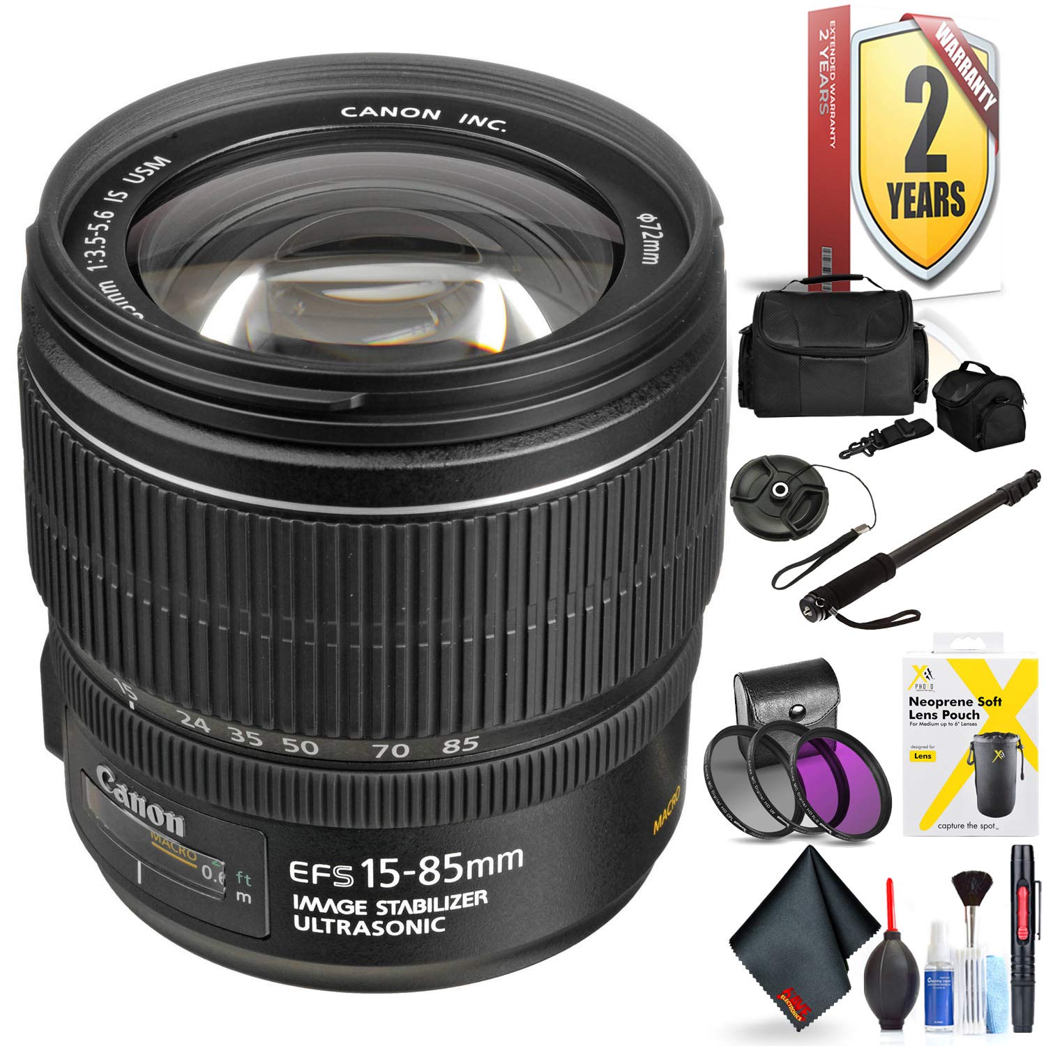 Canon EF-S 15-85mm F/3.5-5.6 is USM Lens for Canon 7D, 7D Mark Ii, 50D