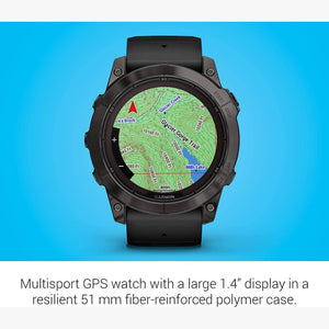 Garmin fenix 7 Pro Solar Sapphire Carbon Gray Titanium Black with Accessories Garmin