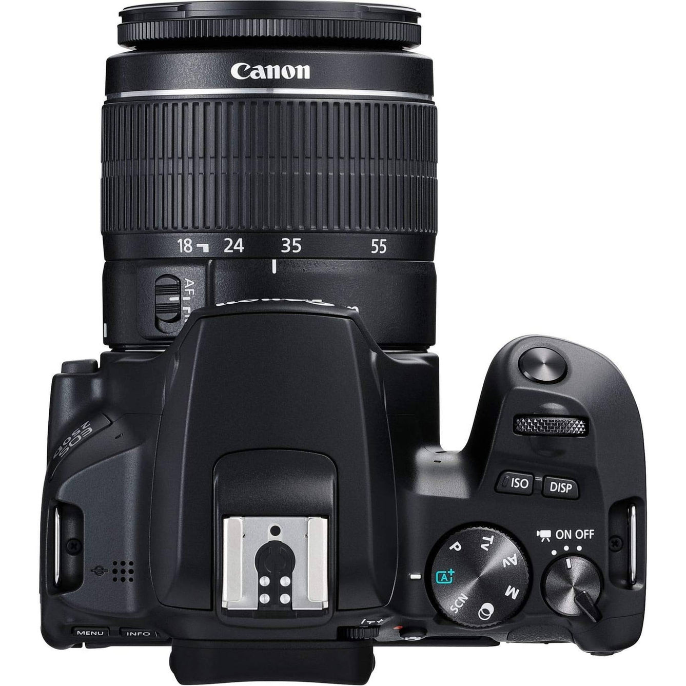 Canon EOS 250D DSLR Camera with 18-55mm Lens (Black) (3453C002) + EOS Bag + Sandisk Ultra 64GB Card + Cleaning Set And More (International Model) |