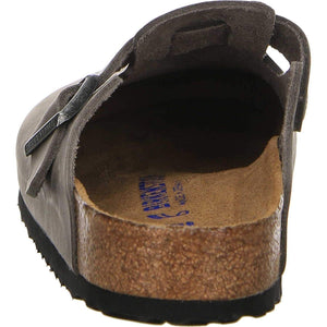 Birkenstock Oiled Leather Soft Footbed Slip On Shoes 10 B M US Women / 8 D M US Iron Birkenstock