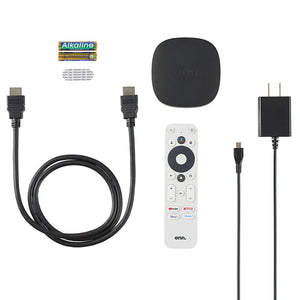 onn. Google TV 4K Streaming Box ONN