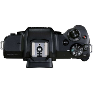 Canon EOS M50 Mark II + EF-M 15-45mm is STM Kit Black - Used Canon