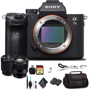 Sony Alpha a7 III Mirrorless Camera with 28-70mm Lens ILCE7M3K/B with Sony FE 85mm Lens, Soft Bag, Additional Battery, 6 - Used Sony