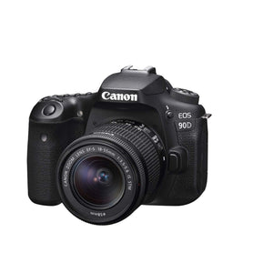 Canon EOS 90D 32.5MP Digital SLR Camera - Black Kit with 18-55mm f/3.5-5.6 IS - Refurbished - Like New Canon