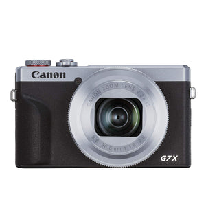 Canon PowerShot Digital Camera G7 X Mark III with Wi-Fi & NFC, LCD Screen and 4K Video - Silver Renewed - Reconditioned Canon