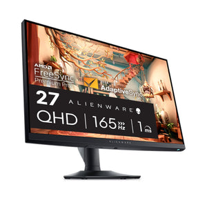 Alienware AW2724DM Gaming Monitor - 27" QHD 180Hz w Overclock, AMD FreeSync Premium Pro, NVIDIA G-SYNC, VESA Display - Black,Black/Silver Alienware
