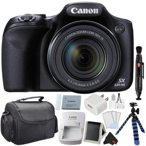 Canon PowerShot SX530 HS Digital Camera 50X Optical Zoom Bundle with 64GB Memory Card Canon