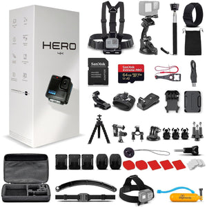 Go Pro HERO Compact - Waterproof Action Camera 50 In 1 Accessory Bundle + More GoPro