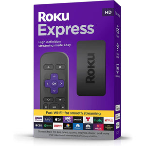 Roku Express HD Streaming Device 3960R - Black Roku