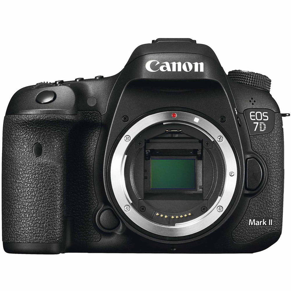 Canon EOS 7D Mark II DSLR Camera Body w International Model with Extra Accessory Bundle