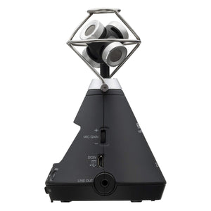 Zoom H3-VR 360° Audio Recorder, Records Ambisonics, Binaural, and Stereo, Battery Powered, Records to SD Card, Wireless Control, for VR & Surround Sound Video, Music, and Streaming