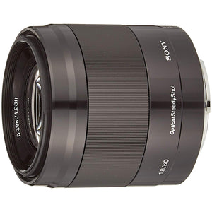 SONY E 50mm F1.8 OSS SEL50F18 -B Black for Sony E-mount Nex cameras - International Version No Warranty - Used Sony