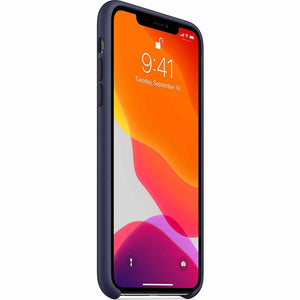 Apple Silicone Case for iPhone 11 Pro Max - Midnight Blue - Used Apple