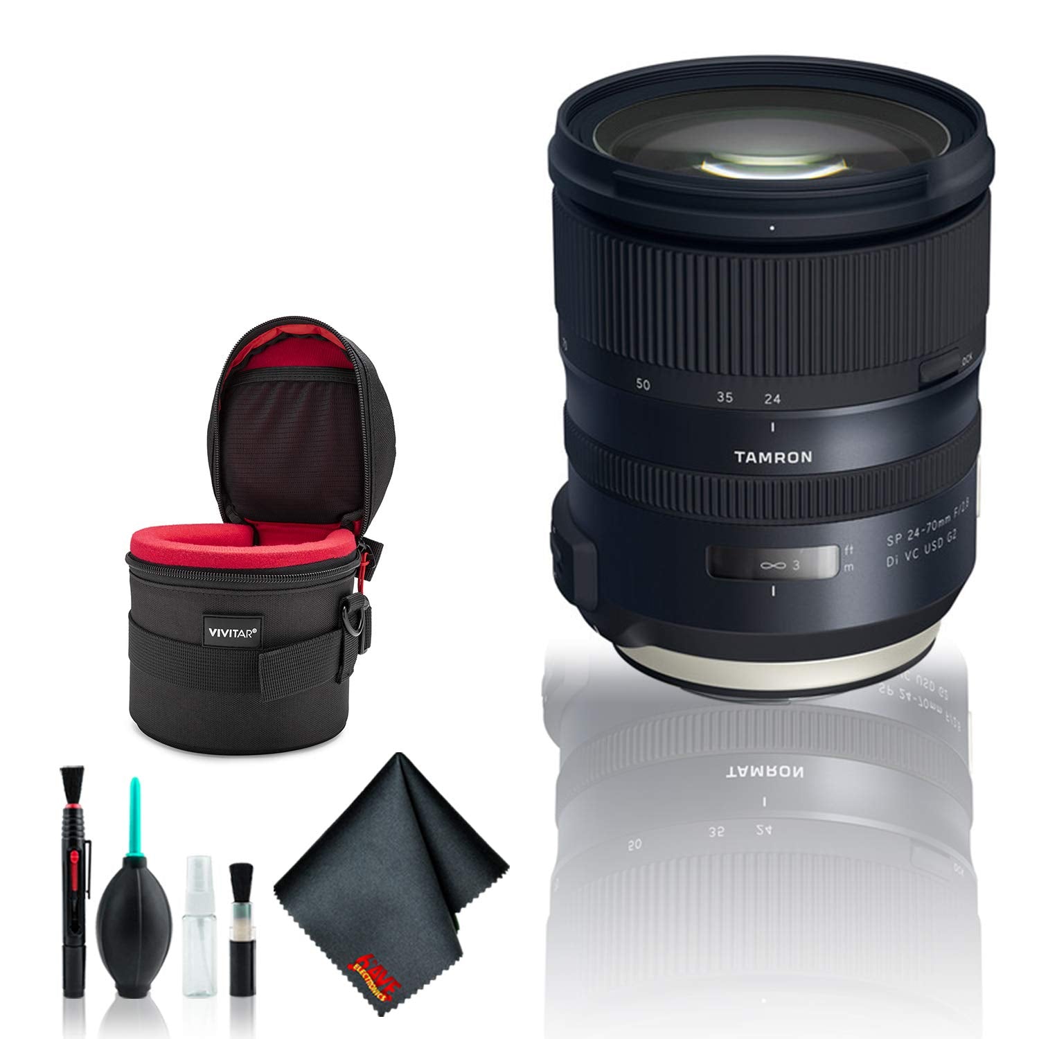 Tamron SP 24-70mm f/2.8 Di VC USD G2 Lens for Canon EF Ultimate Bundle