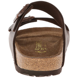 Birkenstock Arizona, Dark Brown Birko-Flor, Women's 6-6.5 Regular Birkenstock