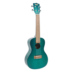 Kala Brand Music Co. Blue Exotic Mahogany, 4-String Ukulele, Right-Handed, Concert KA-CEMB Kala