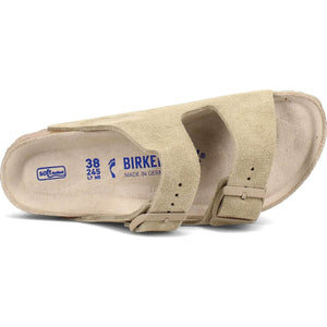 Birkenstock Arizona Soft Footbed - Leather Unisex Khaki Oiled Leather EU 40 US Men's 7-7.5, Women's 9-9.5 Regular Birkenstock