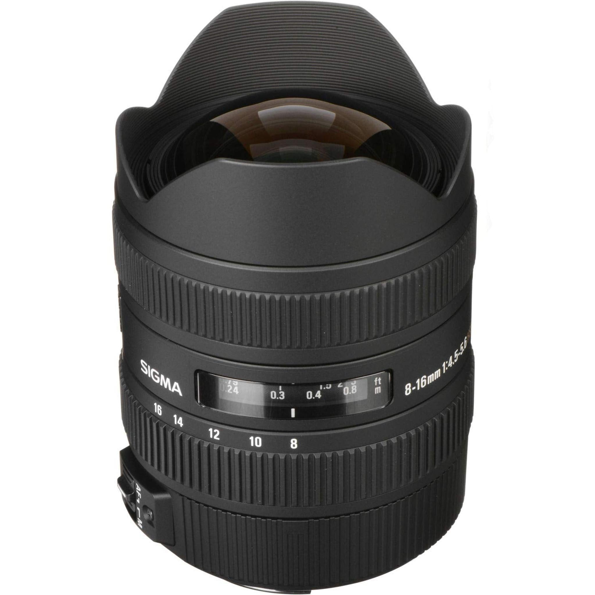 Sigma 8-16mm f/4.5-5.6 DC HSM Lens for Canon EF 203101 and Cleaning Accessories Bundle Sigma