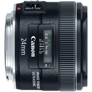 Canon EF 24mm f/2.8 IS USM Wide Angle Lens - Fixed Renewed - Reconditioned Canon