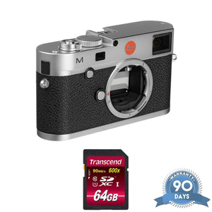 Leica M Typ 240 Digital Rangefinder Camera Silver with Memory Card - Renewed - Reconditioned Leica