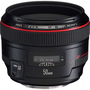 Canon EF 50mm f/1.2 L AF USM Lens - Used Canon